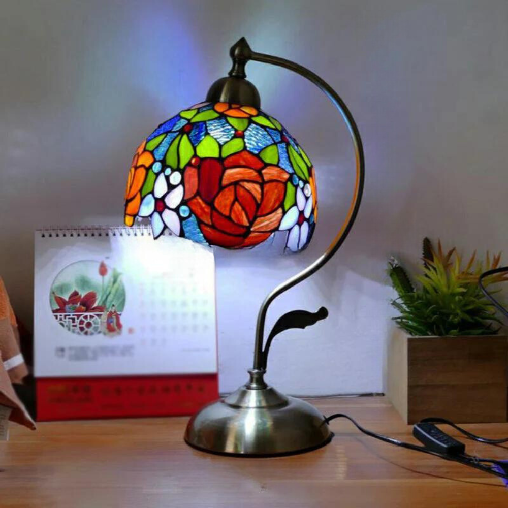 Tiffany Schwanenhals-Tischlampe – Zeitlose Eleganz für Ihr Zuhause 15