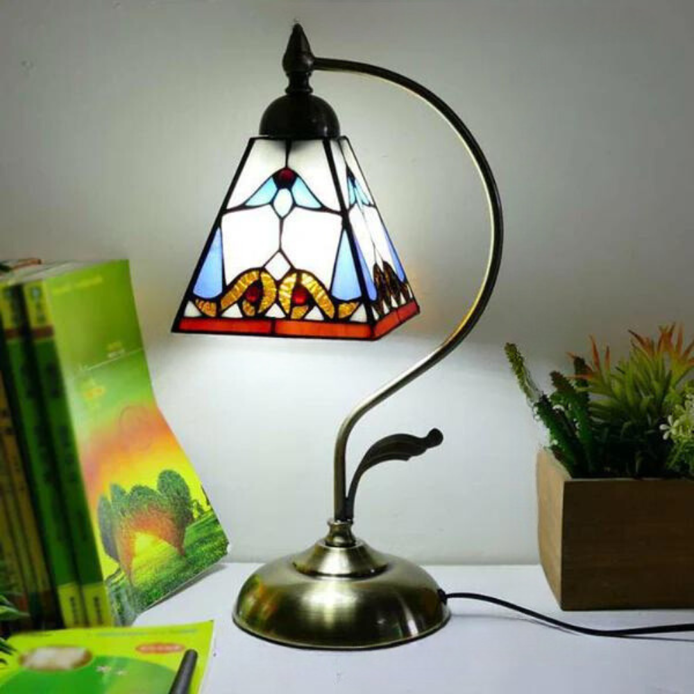 Tiffany Schwanenhals-Tischlampe – Zeitlose Eleganz für Ihr Zuhause 16