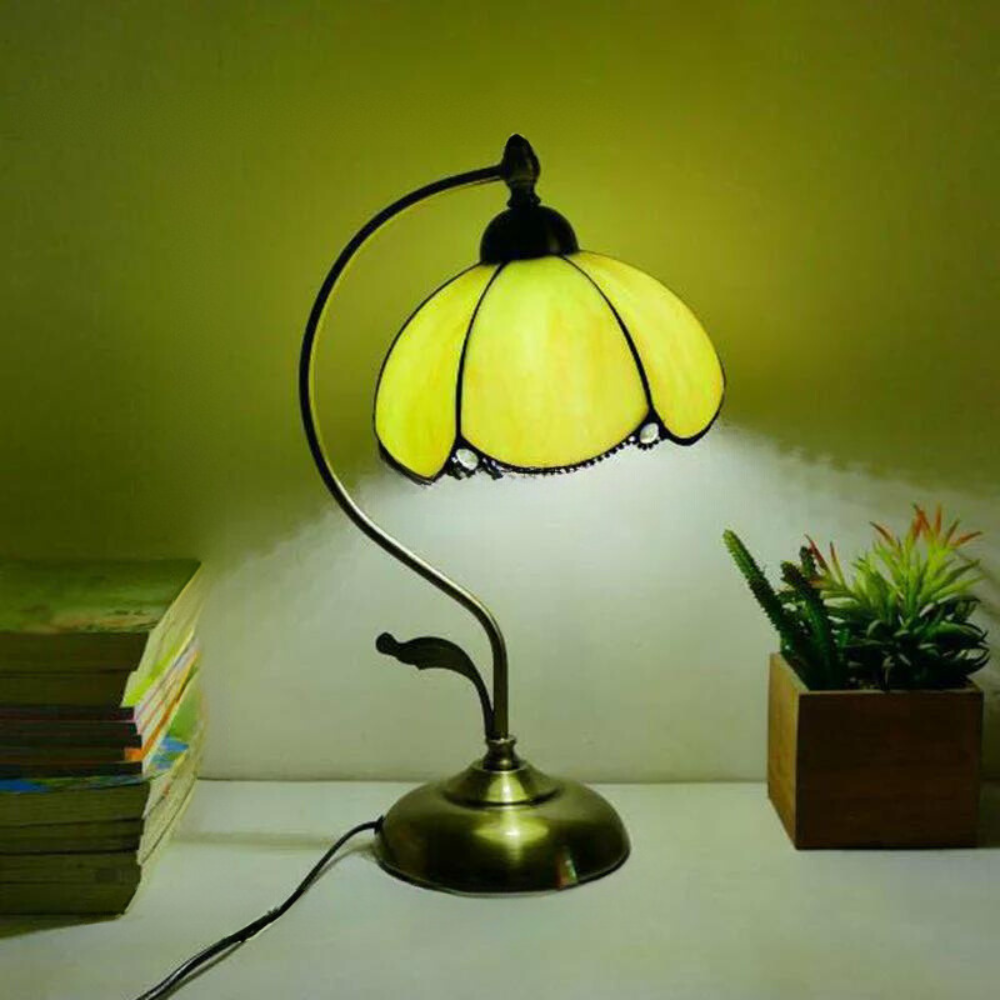 Tiffany Schwanenhals-Tischlampe – Zeitlose Eleganz für Ihr Zuhause 23
