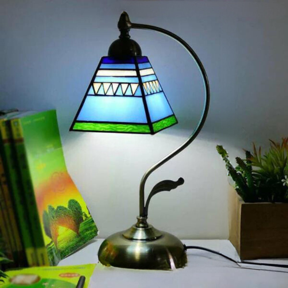 Tiffany Schwanenhals-Tischlampe – Zeitlose Eleganz für Ihr Zuhause 24