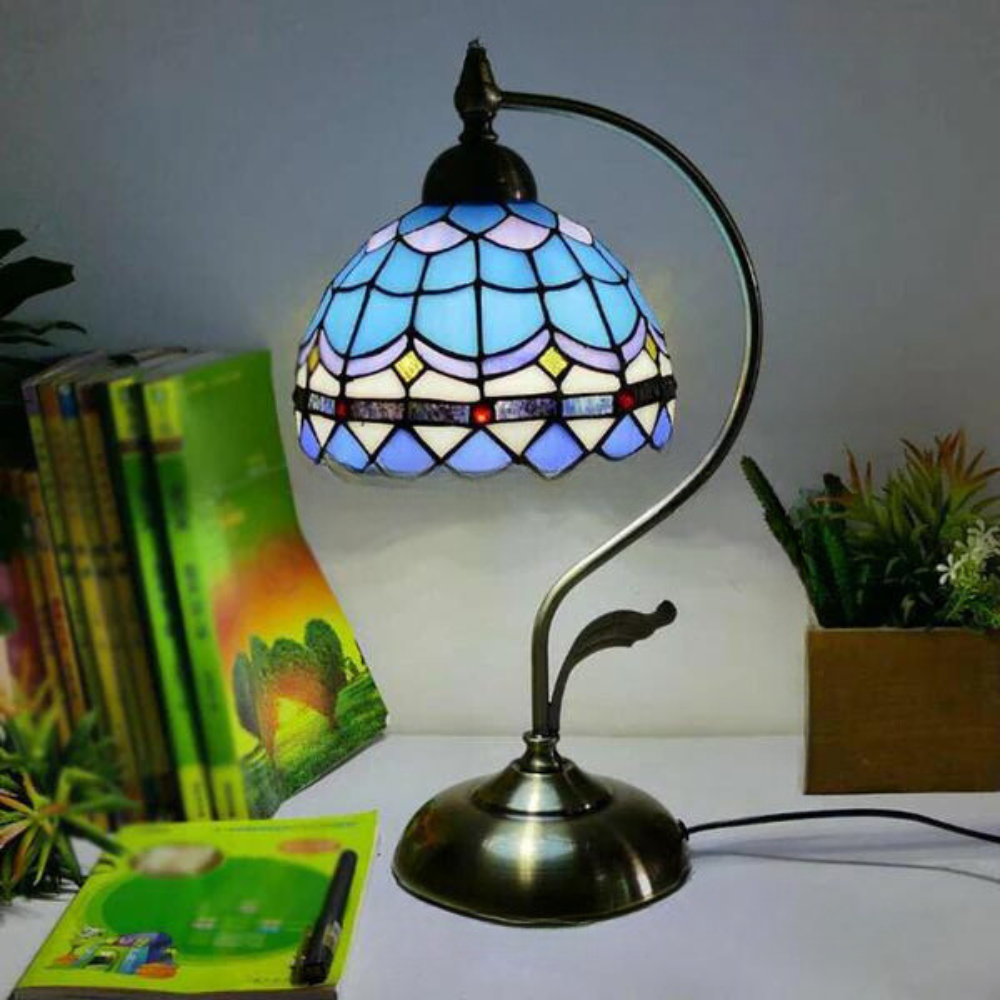 Tiffany Schwanenhals-Tischlampe – Zeitlose Eleganz für Ihr Zuhause 28