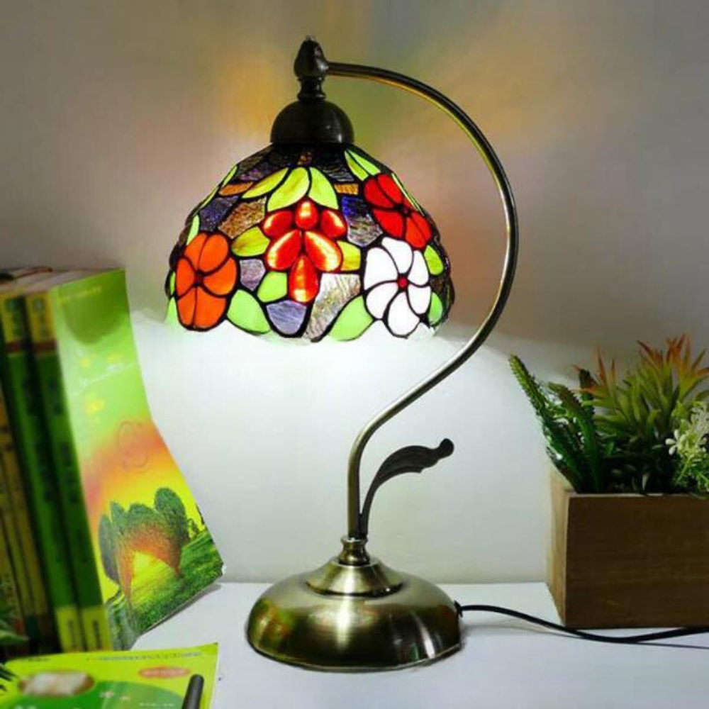 Tiffany Schwanenhals-Tischlampe – Zeitlose Eleganz für Ihr Zuhause 36