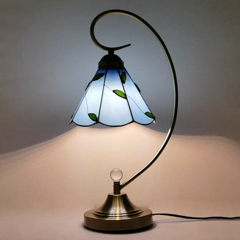 Tiffany Schwanenhals-Tischlampe – Zeitlose Eleganz für Ihr Zuhause 6