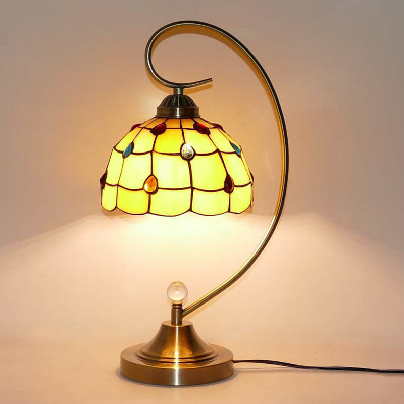 Tiffany Schwanenhals-Tischlampe – Zeitlose Eleganz für Ihr Zuhause 8