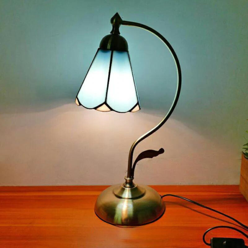 Tiffany Schwanenhals-Tischlampe – Zeitlose Eleganz für Ihr Zuhause 9