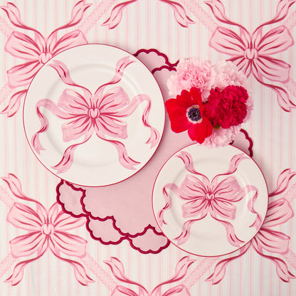Tischsets Lily Rosa Rot – Abwaschbare Eleganz Für Romantische Anlässe 4