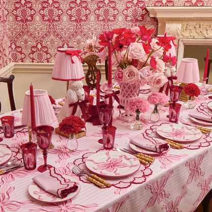 Tischsets Lily Rosa Rot – Abwaschbare Eleganz Für Romantische Anlässe 6
