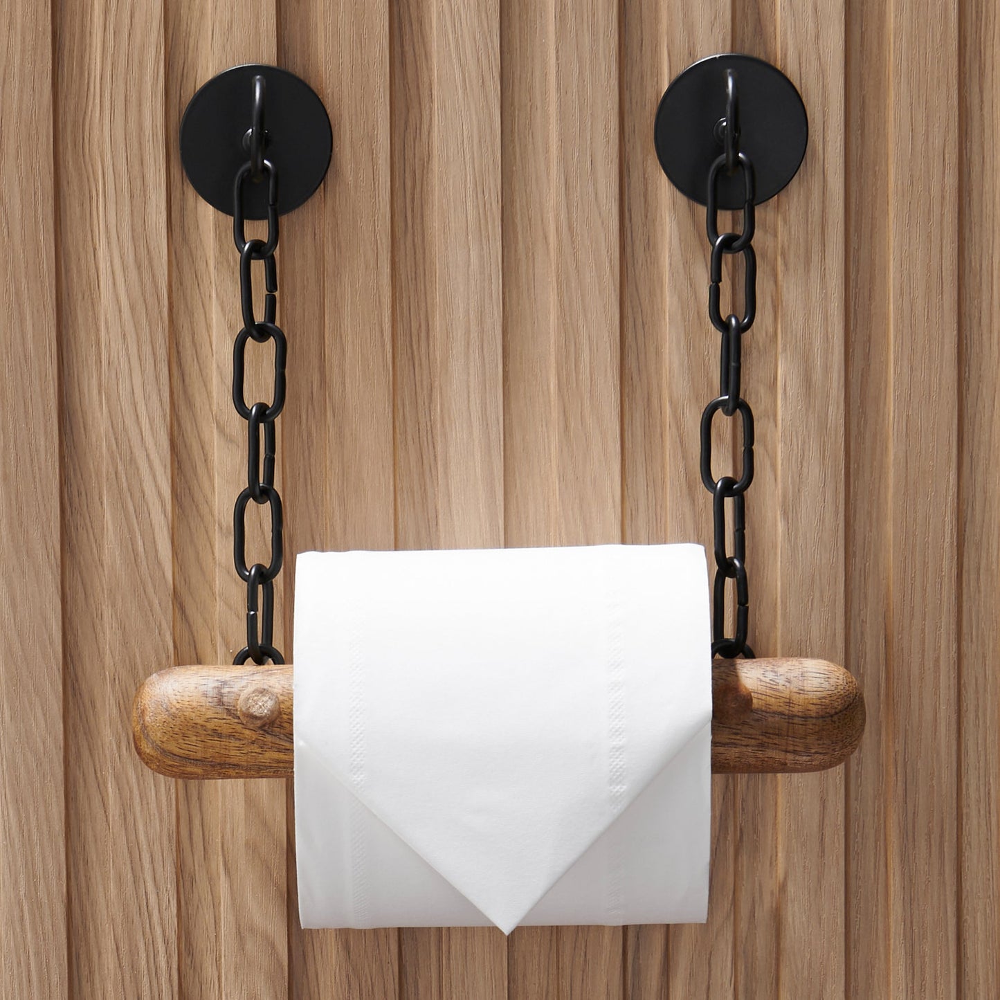 Toilettenpapierhalter Aus Holz Mit Ketten – Stilvolle Lösung Für Ihr Badezimmer 0