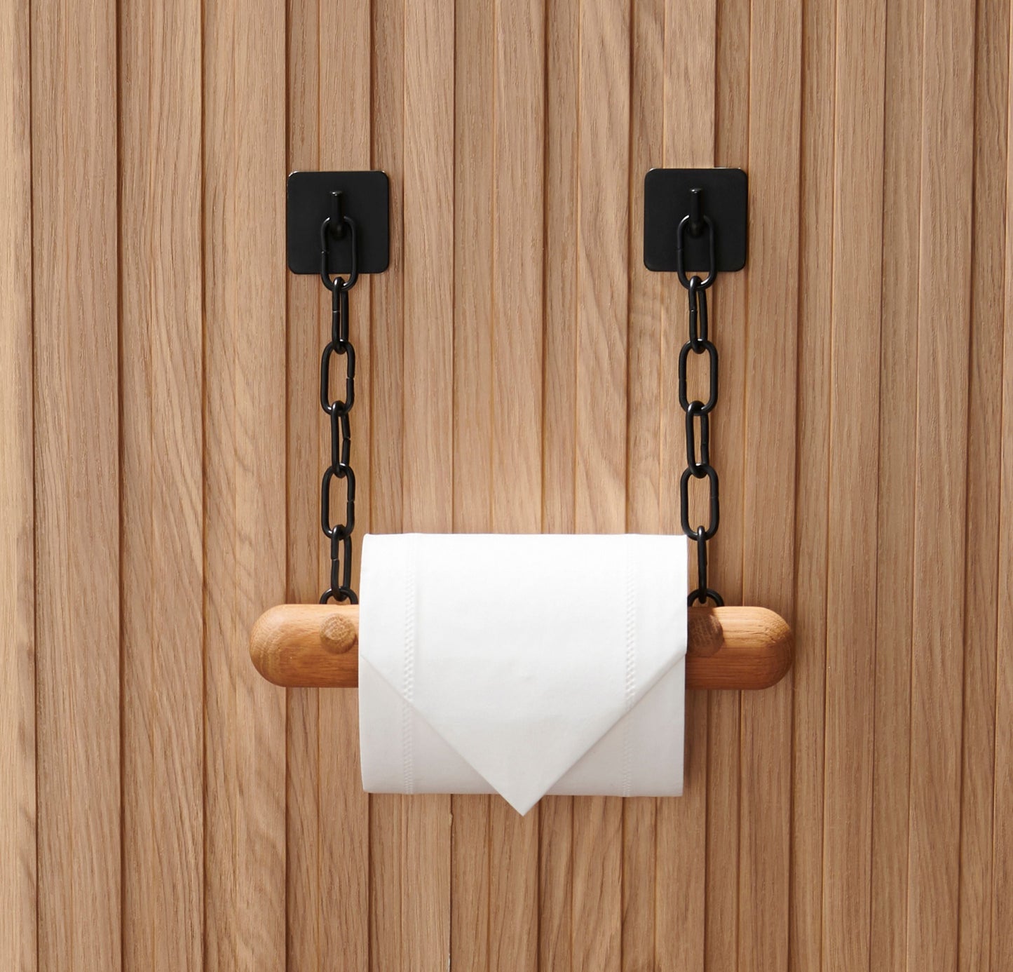 Toilettenpapierhalter Aus Holz Mit Ketten – Stilvolle Lösung Für Ihr Badezimmer 1
