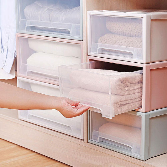 Transparente Stapelbare Aufbewahrungsbox Mit Deckel – Praktische Lösung Für Ordnung 0