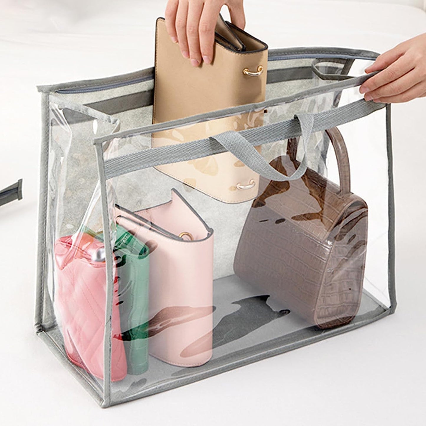 Transparenter Handtaschen-Organizer – Praktische Ordnung Für Ihre Taschen 2