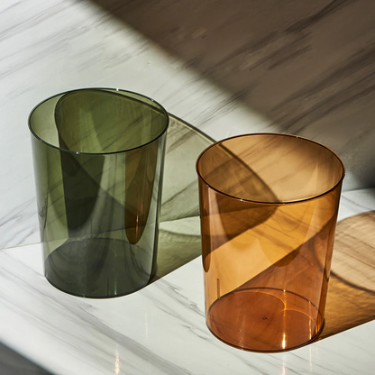 Transparenter Mülleimer Aus Acryl – Elegantes Design Für Ordnung 1
