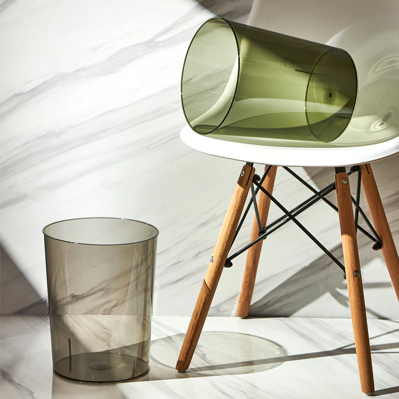 Transparenter Mülleimer Aus Acryl – Elegantes Design Für Ordnung 2