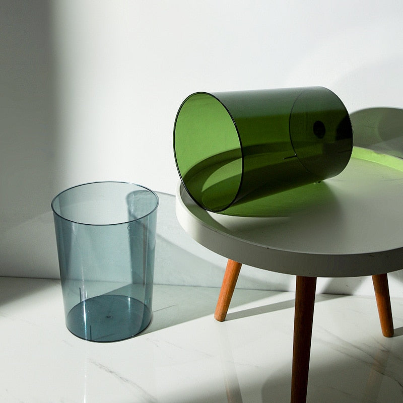 Transparenter Mülleimer Aus Acryl – Elegantes Design Für Ordnung 4