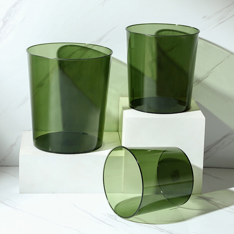 Transparenter Mülleimer Aus Acryl – Elegantes Design Für Ordnung 7