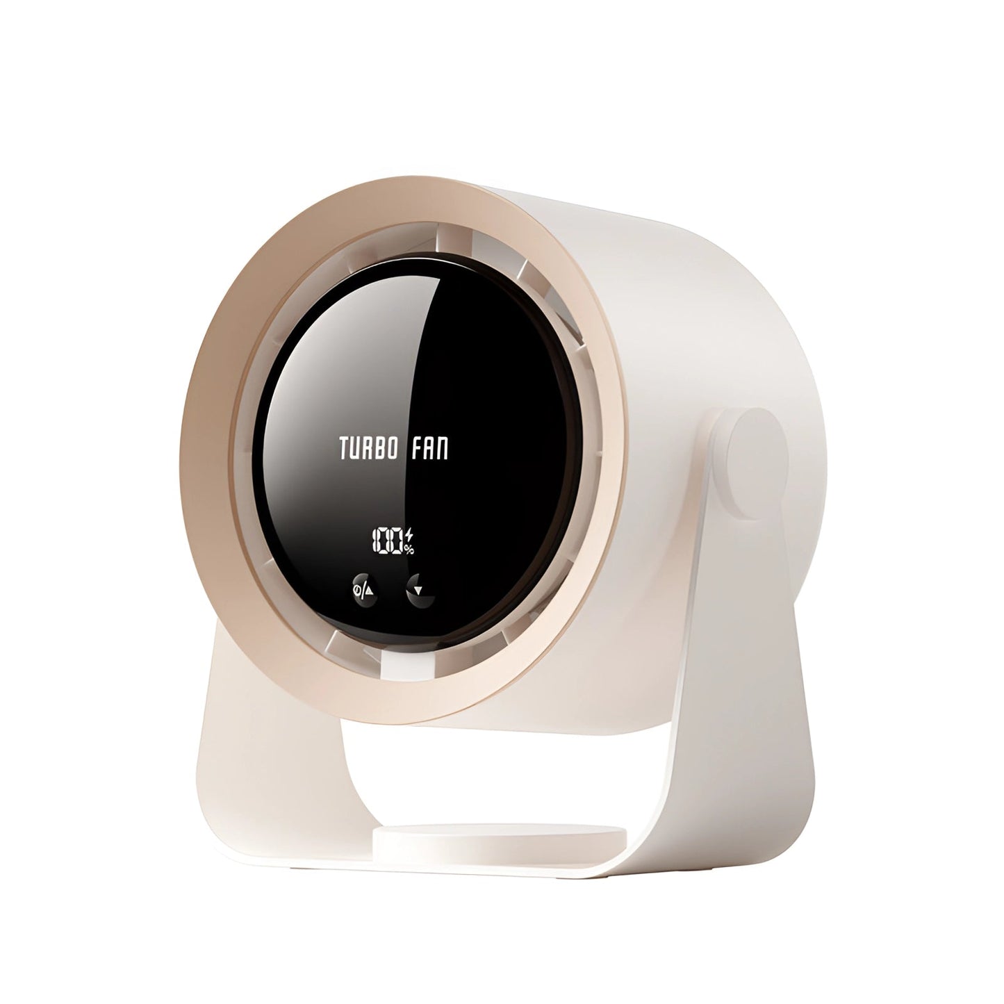 Turbo Tischventilator Flügellos – Leiser Akku-Betrieb Für Optimale Kühlung 0