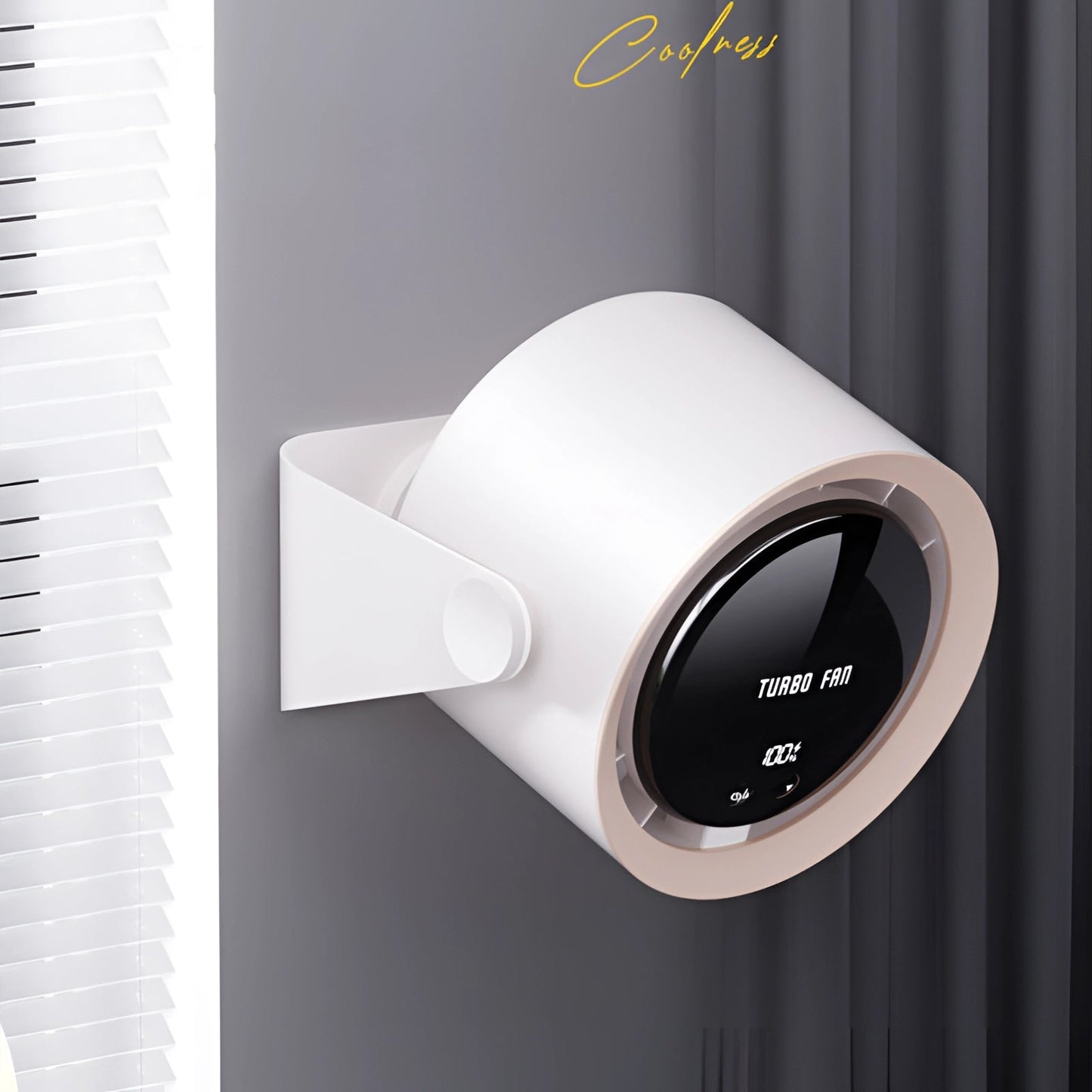 Turbo Tischventilator Flügellos – Leiser Akku-Betrieb Für Optimale Kühlung 4