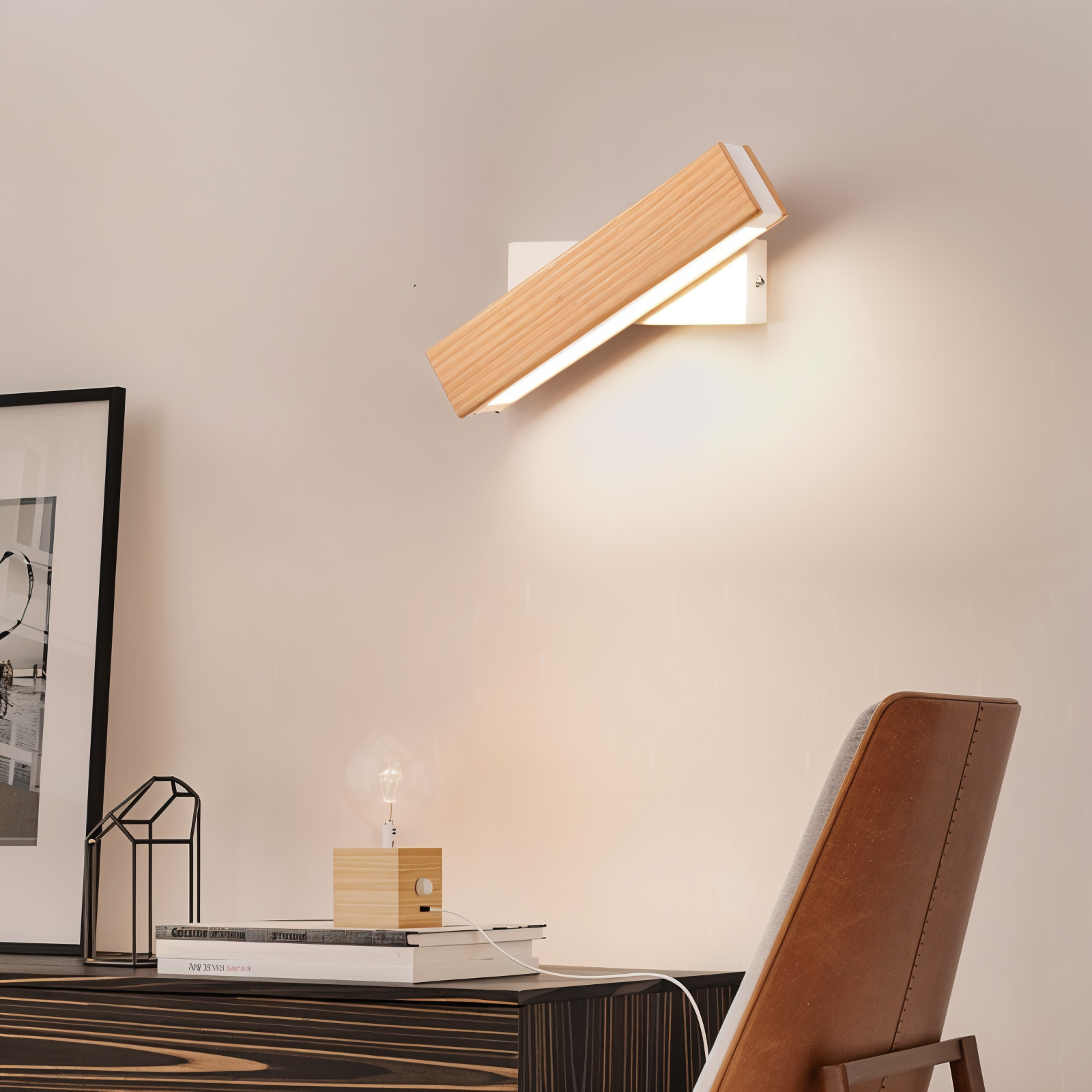 Twisted Wandleuchte Holz – Flexibles Licht Für Jeden Raum 6