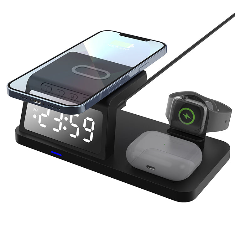 UUTEK HT-506 4-in-1 Ladestation – Effizientes Kabelloses Laden Für Ihre Geräte 0