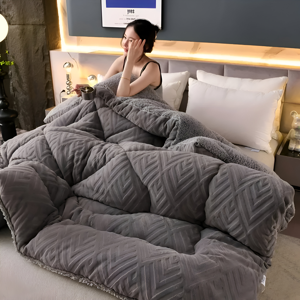 **Ultra Fluff Bettdecke – Luxuriöse Wärme für jede Jahreszeit** 2