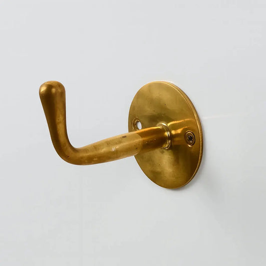 Unlackierte Messing Garderobenhaken Set – Elegante Aufbewahrung für Ihr Zuhause 0