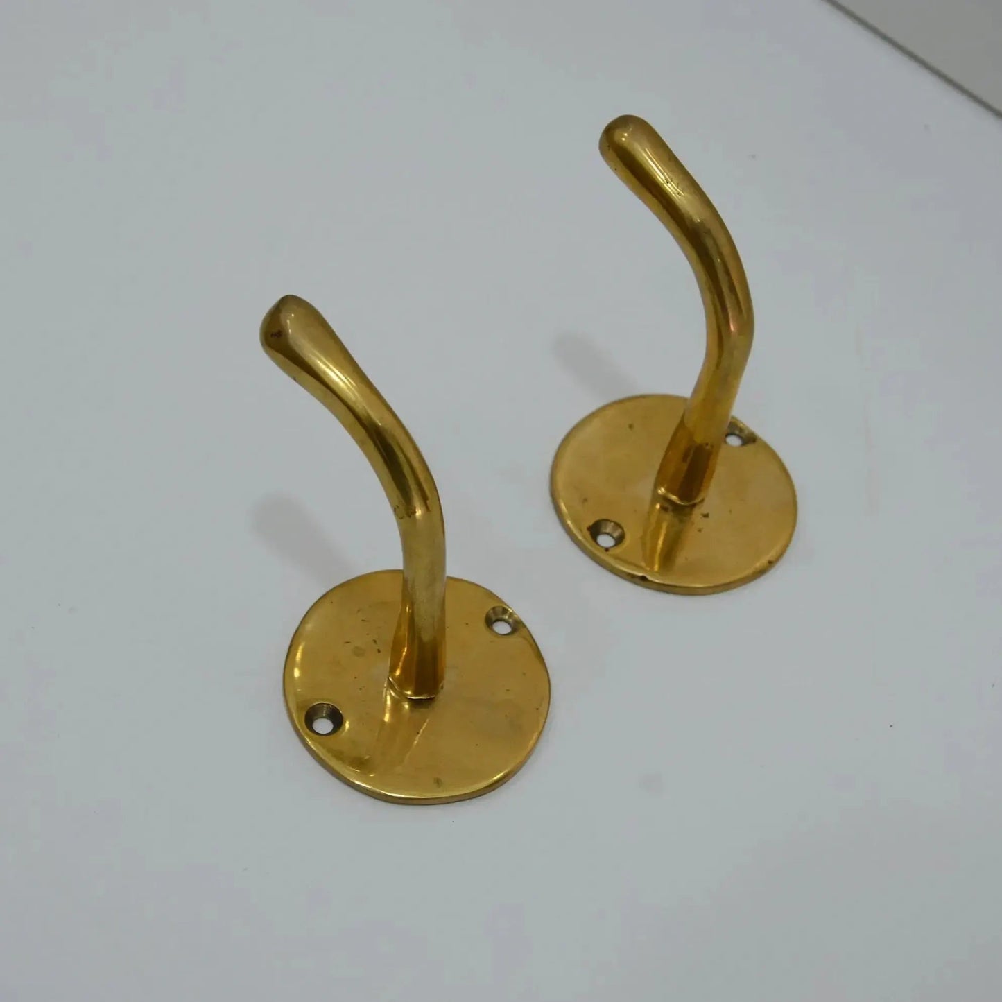 Unlackierte Messing Garderobenhaken Set – Elegante Aufbewahrung für Ihr Zuhause 2