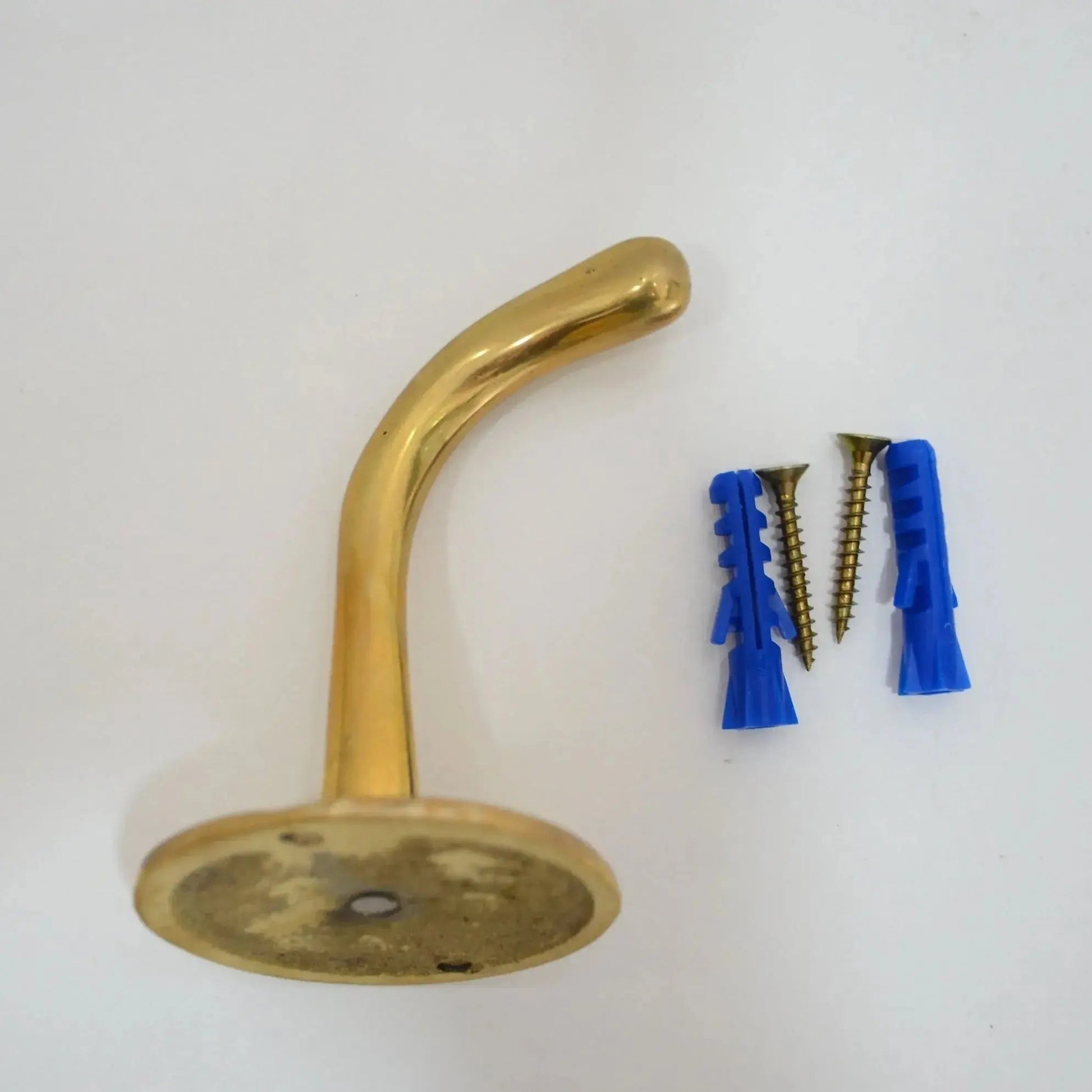 Unlackierte Messing Garderobenhaken Set – Elegante Aufbewahrung für Ihr Zuhause 3