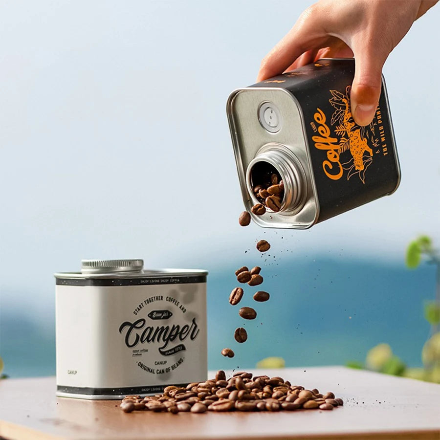 Versiegelte Blechdose Für Kaffeebohnen – Frische Und Geschmack Für Unterwegs 1