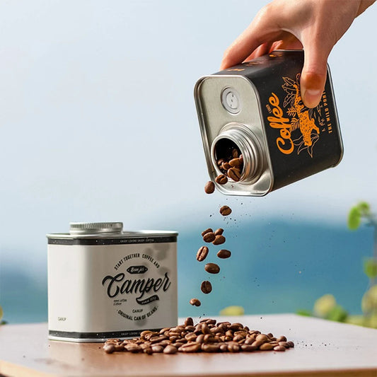 Versiegelte Blechdose Für Kaffeebohnen – Frische Und Geschmack Für Unterwegs 1