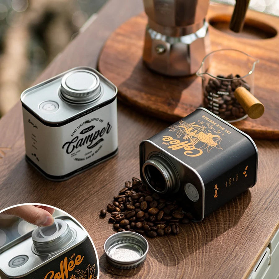 Versiegelte Blechdose Für Kaffeebohnen – Frische Und Geschmack Für Unterwegs 2