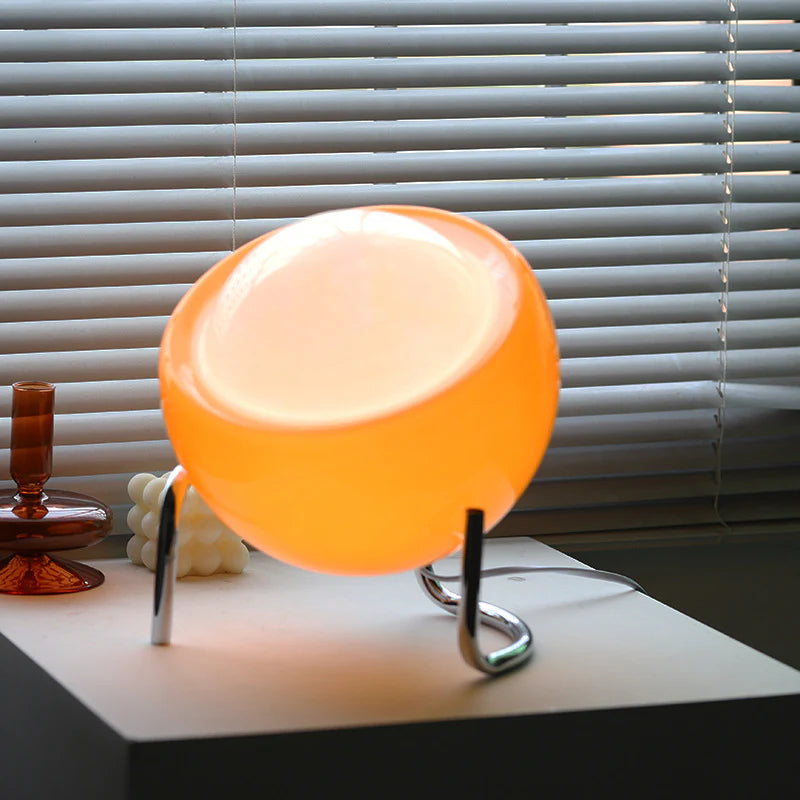 Vintage Bauhaus Eiförmige Tischlampe – Warmes Licht Für Stilvolle Räume 3