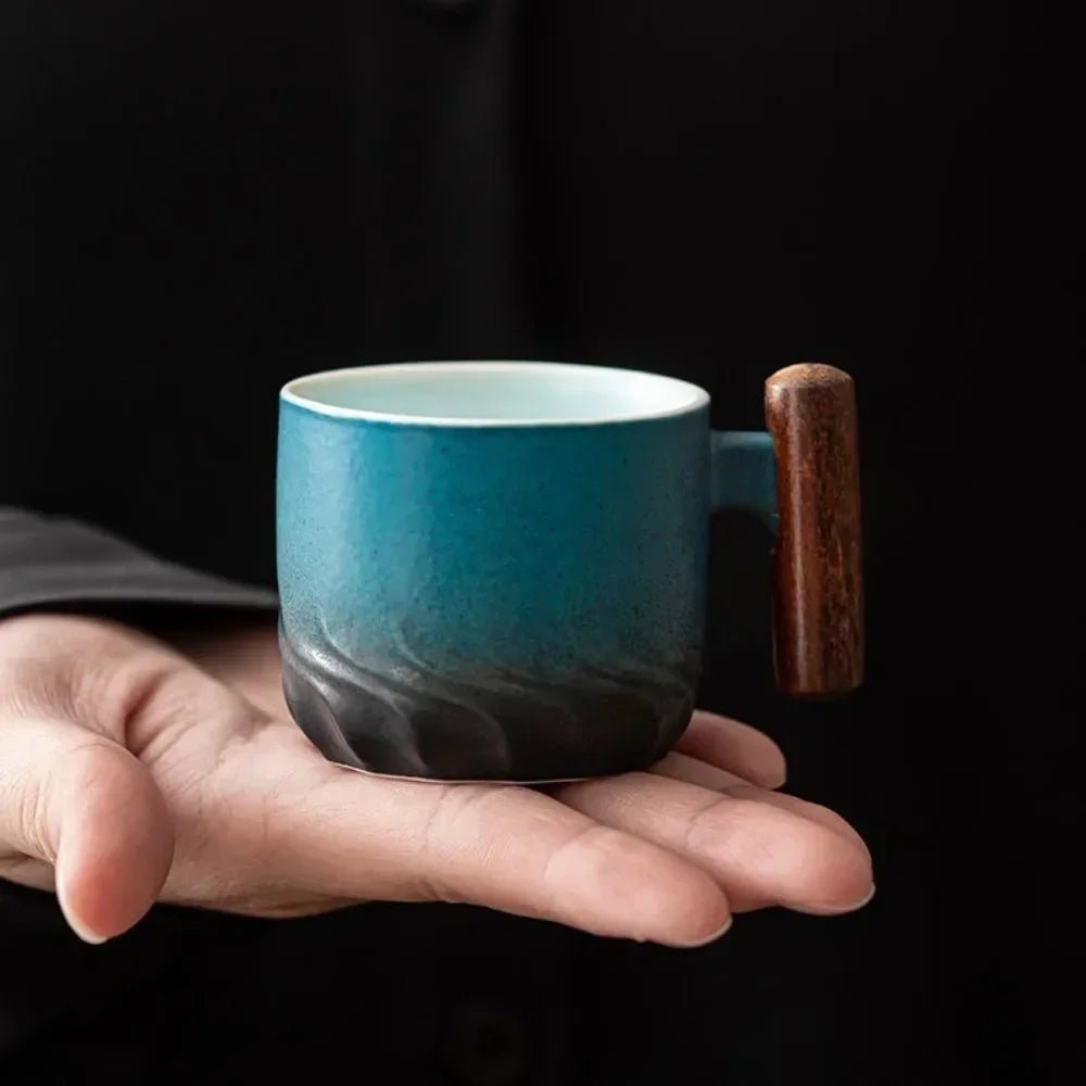 Vintage Espressotasse Mit Holzgriff – Stilvolle Genussmomente Für Ihren Kaffee 3