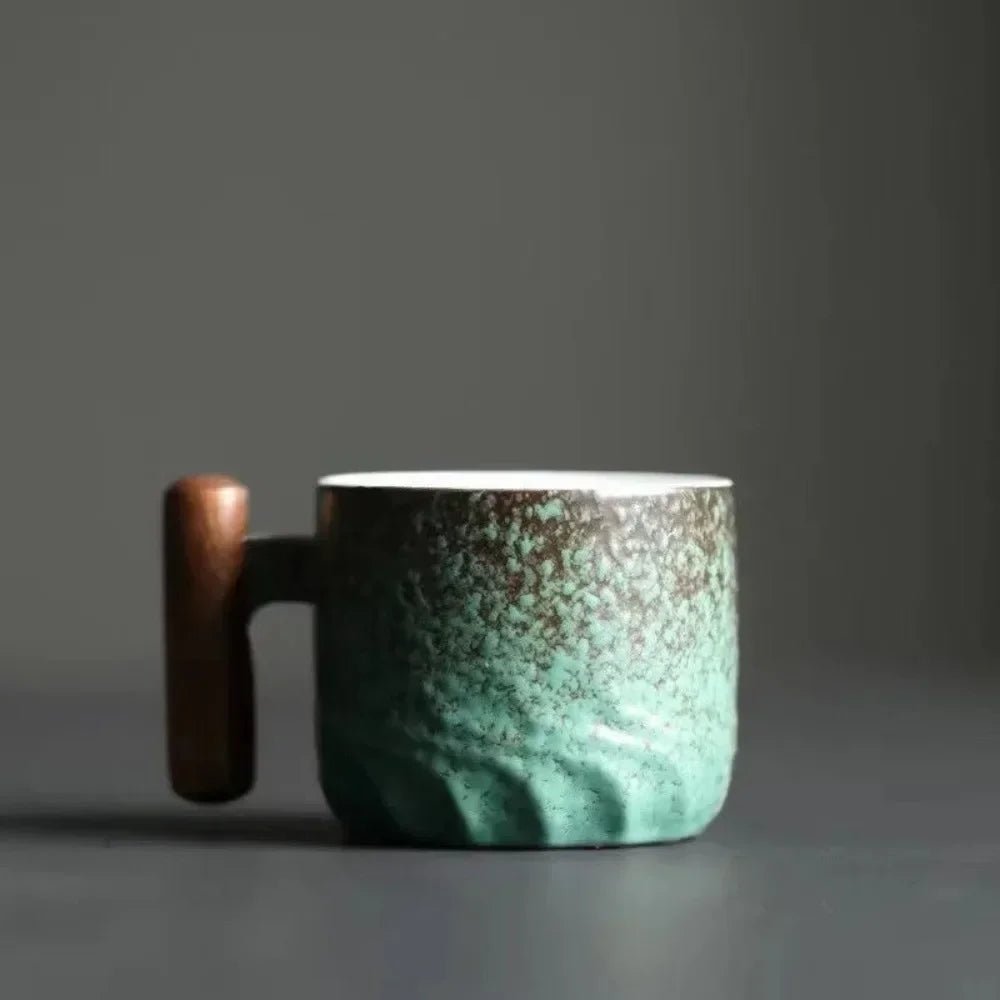 Vintage Espressotasse Mit Holzgriff – Stilvolle Genussmomente Für Ihren Kaffee 4