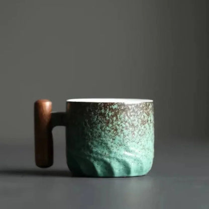 Vintage Espressotasse Mit Holzgriff – Stilvolle Genussmomente Für Ihren Kaffee 4