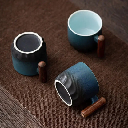 Vintage Espressotasse Mit Holzgriff – Stilvolle Genussmomente Für Ihren Kaffee 7