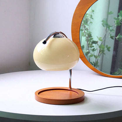 **Vintage Glas-Kerzenwärmer-Tischlampe – Elegante Atmosphäre für Ihr Zuhause** 3