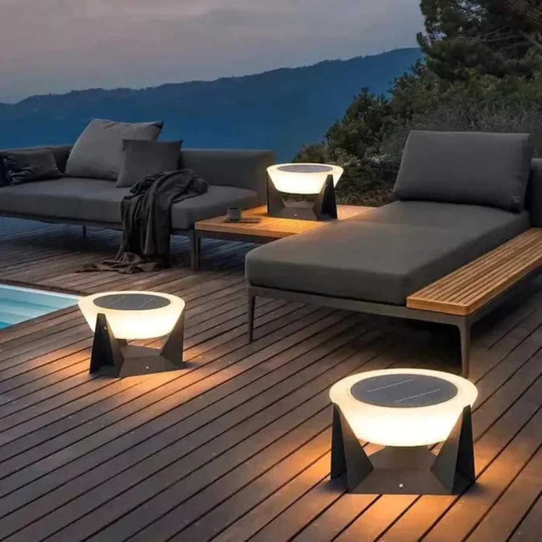 **Vita - Stilvolle Außenlampe Mit Solarenergie** – **Elegante Beleuchtung Für Jeden Außenbereich** 1