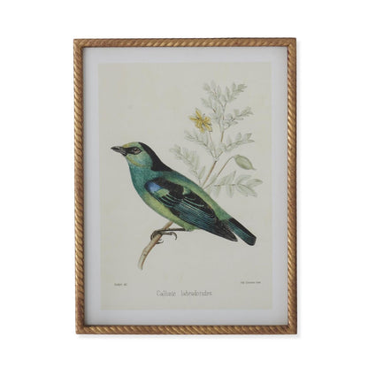 Vogelbild Mit Gedrehtem Rahmen – Elegante Wanddekoration Für Stilvolle Akzente 2