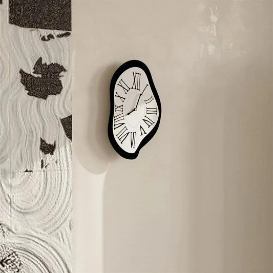 **Von Dali Inspirierte Schmelzende Wanduhr – Surrealistisches Kunstwerk für Ihr Zuhause** 0