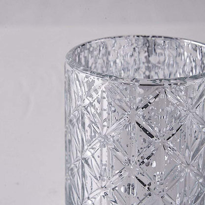 Votivkerzenhalter Aus Quecksilberglas – Geometrisches Design Für Elegante Akzente 7