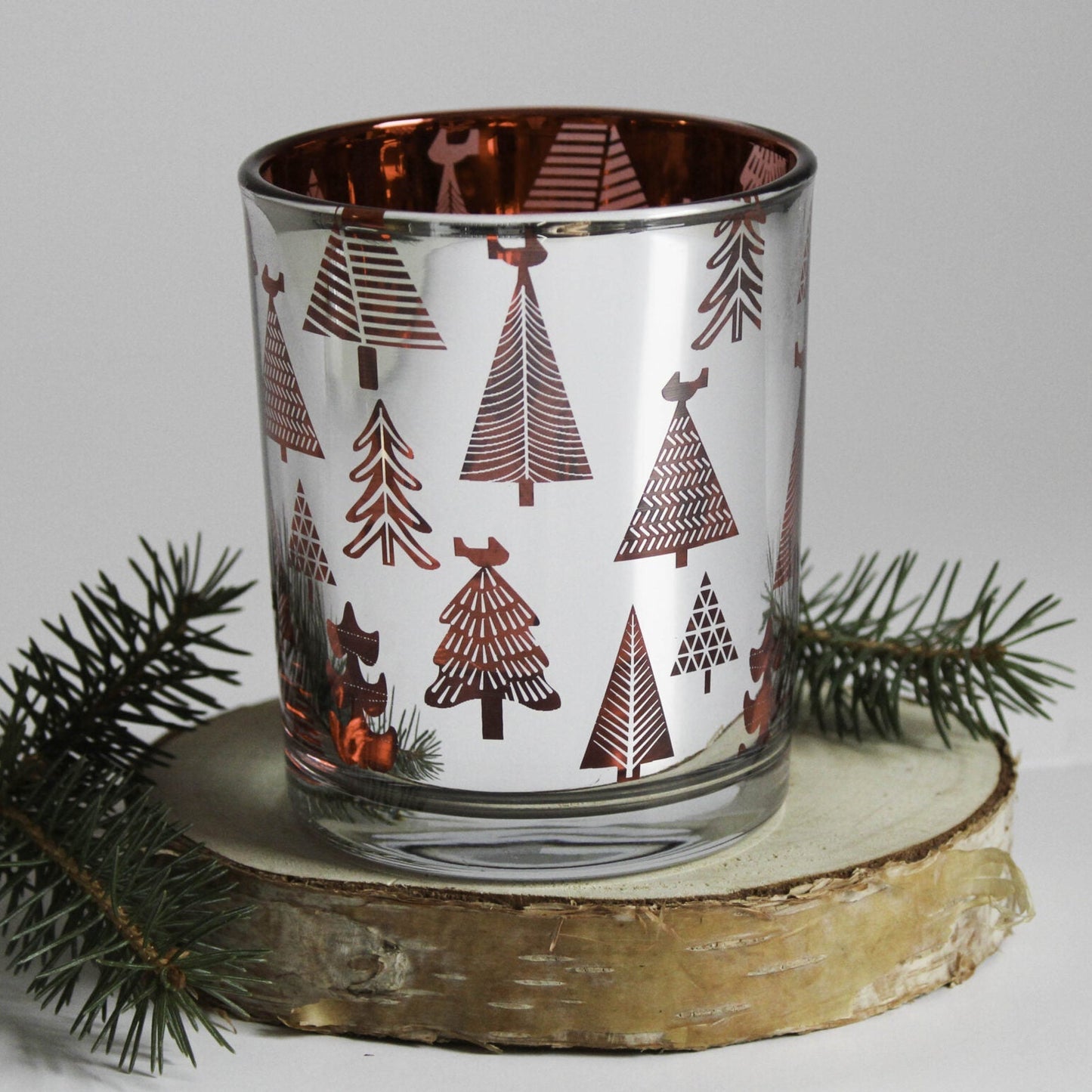 Votivkerzenhalter Glas Weihnachten – Stilvolle Festliche Beleuchtung 0