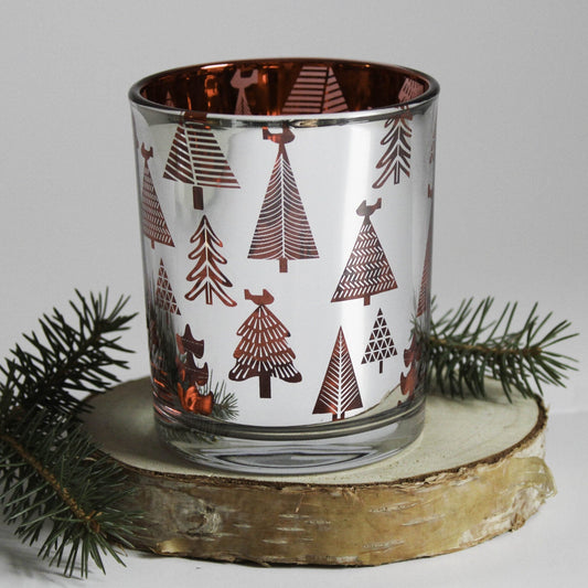 Votivkerzenhalter Glas Weihnachten – Stilvolle Festliche Beleuchtung 0