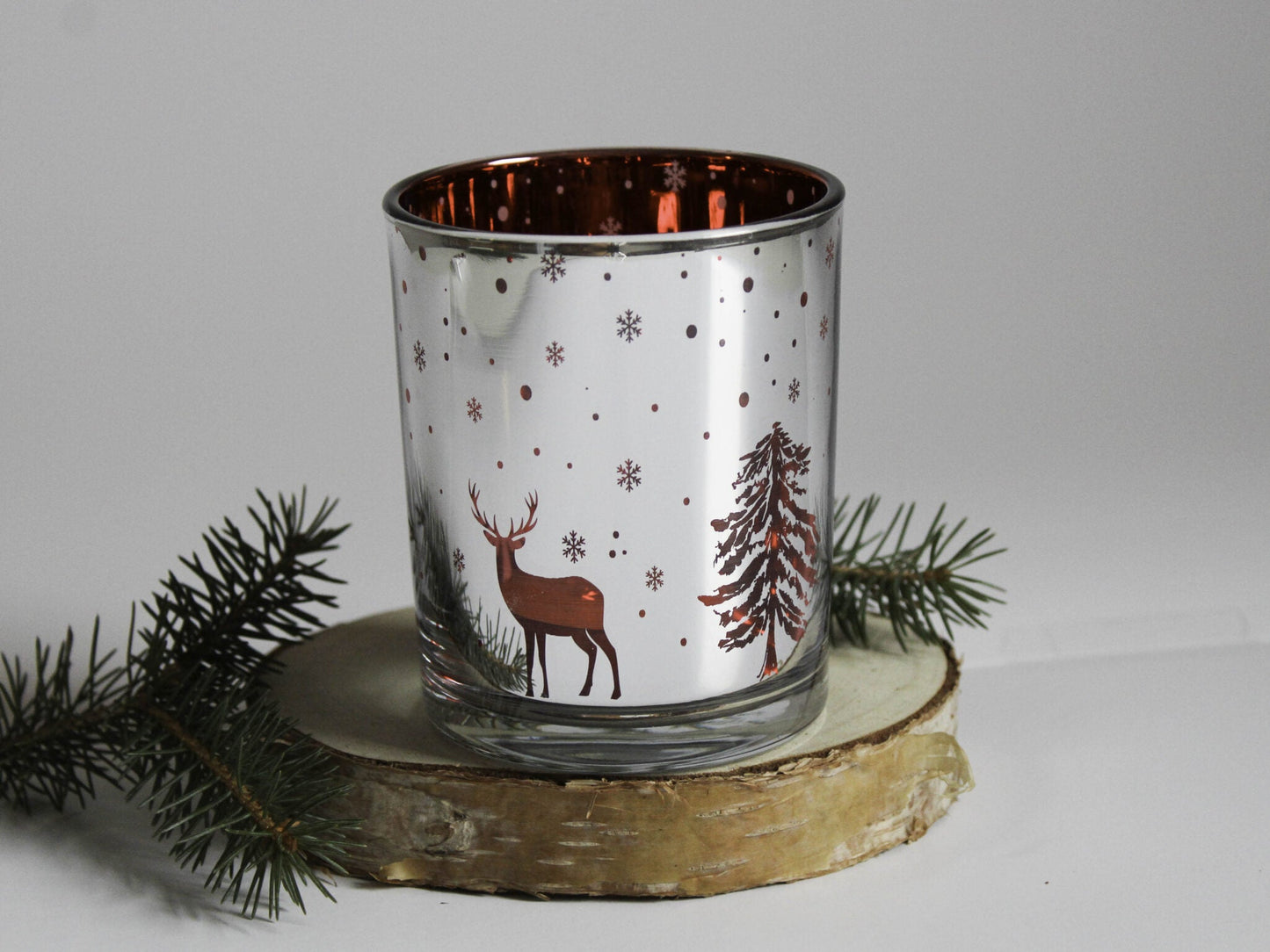 Votivkerzenhalter Glas Weihnachten – Stilvolle Festliche Beleuchtung 1