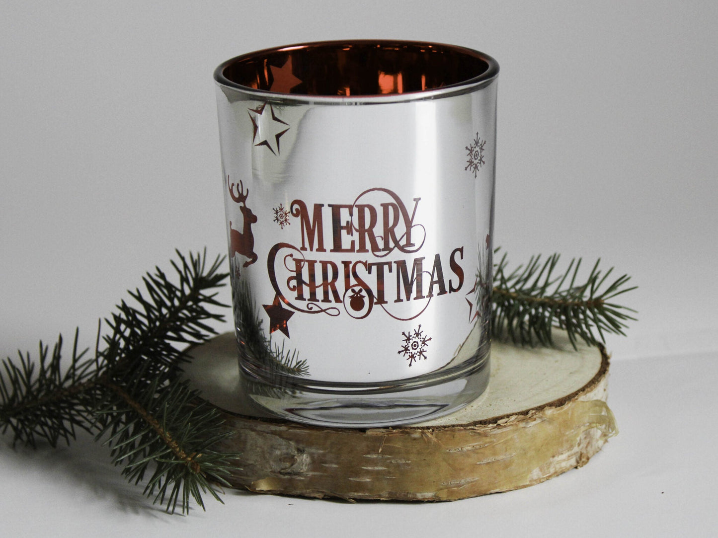 Votivkerzenhalter Glas Weihnachten – Stilvolle Festliche Beleuchtung 3