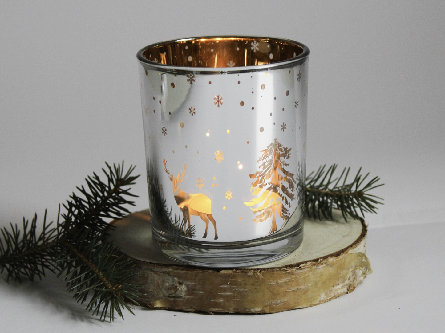 Votivkerzenhalter Glas Weihnachten – Stilvolle Festliche Beleuchtung 5