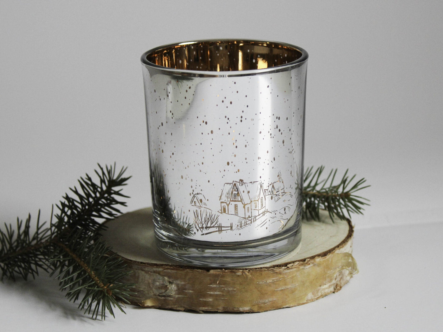 Votivkerzenhalter Glas Weihnachten – Stilvolle Festliche Beleuchtung 6