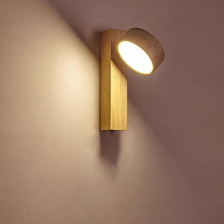 **WABI SABI TRAVERTINWANDLAMPE** – **Elegantes Design mit Sanftem Licht** 1