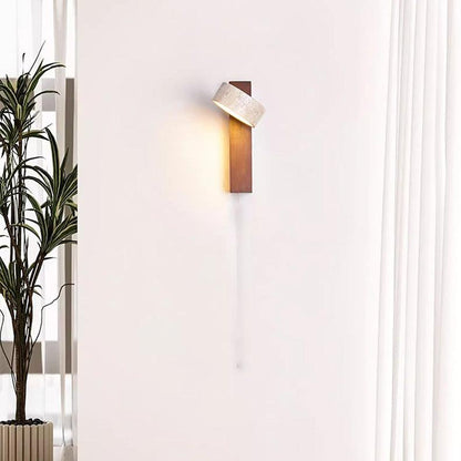 **WABI SABI TRAVERTINWANDLAMPE** – **Elegantes Design mit Sanftem Licht** 4