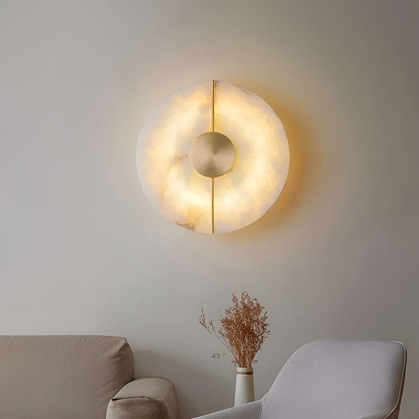 WabiGlow LED Wandlampe Schwarz Marmor – Elegante Akzentbeleuchtung für Ihr Zuhause 4