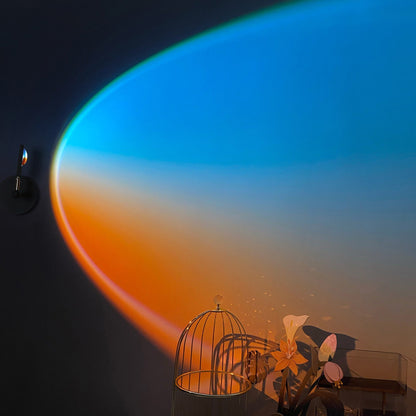 Wandlampe Sonnenuntergang – Farbenfrohe Lichtprojektion für Stimmungsvolle Räume 5